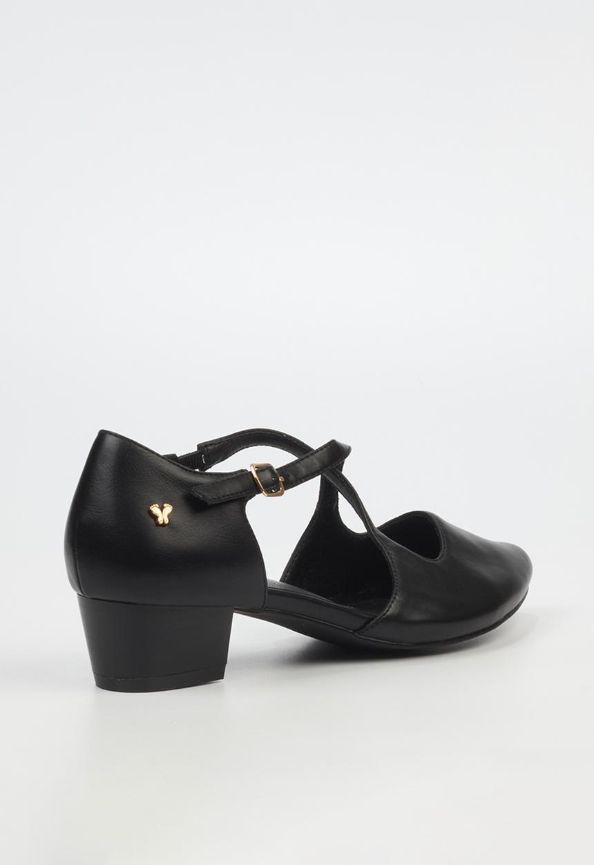 Butterfly Feet - Sling 11 Ankle Strap D'Orsay - Black