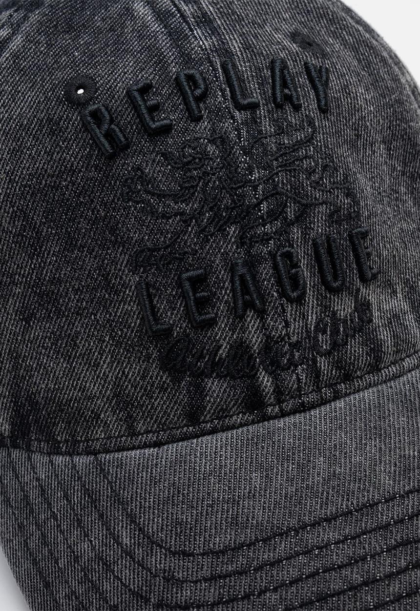 Replay - Washed Heavy Cotton Twill + Broken Part Cap - Black Sand