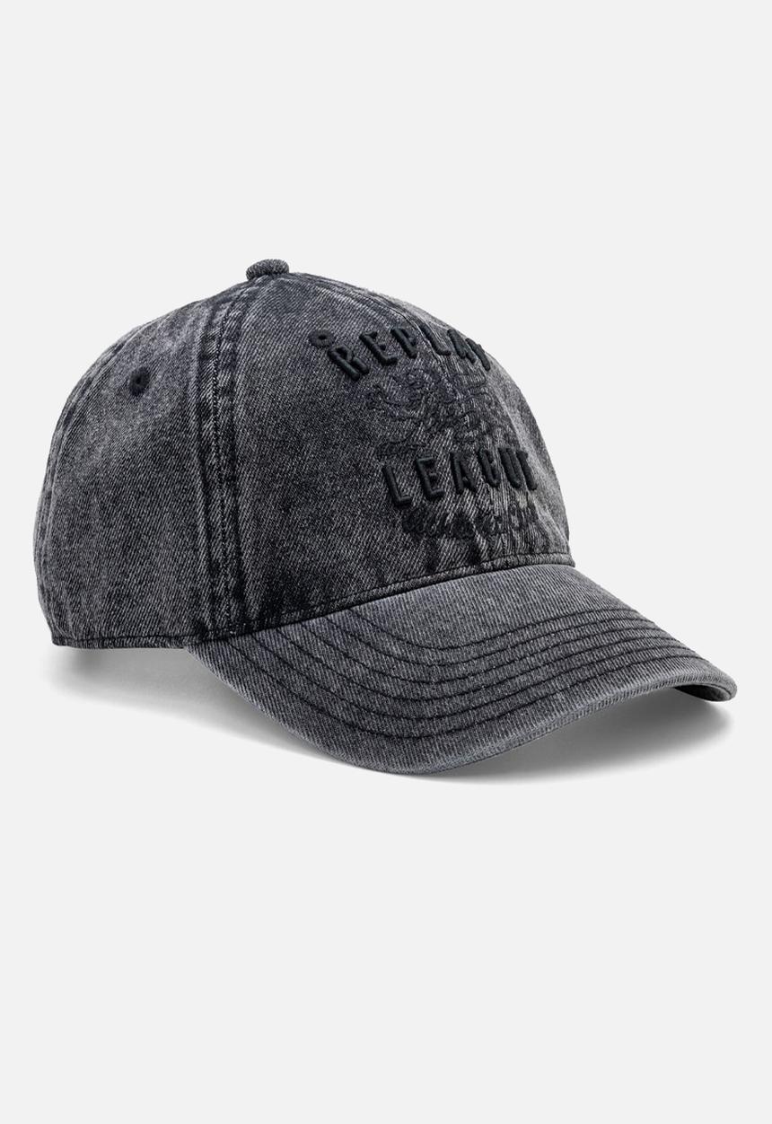 Replay - Washed Heavy Cotton Twill + Broken Part Cap - Black Sand