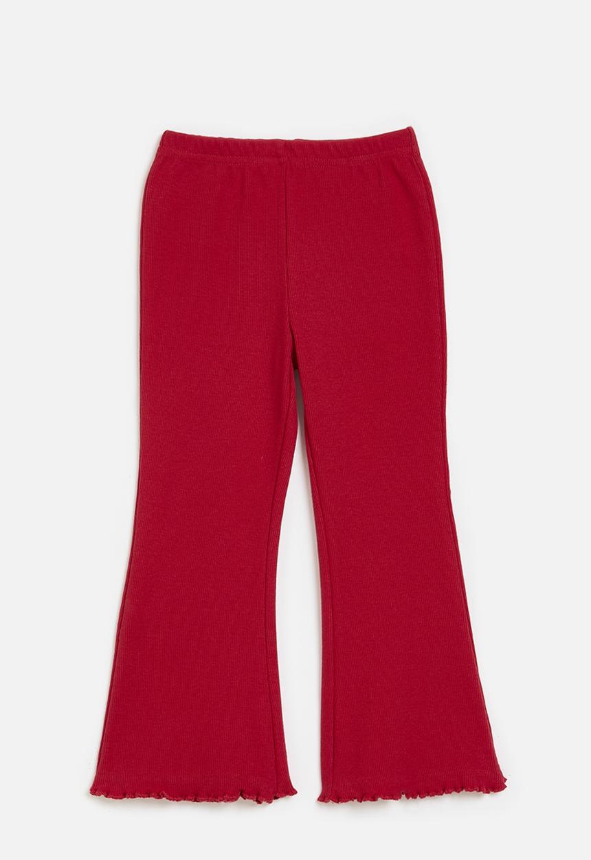 Cotton On - Francine flare pant - varsity red