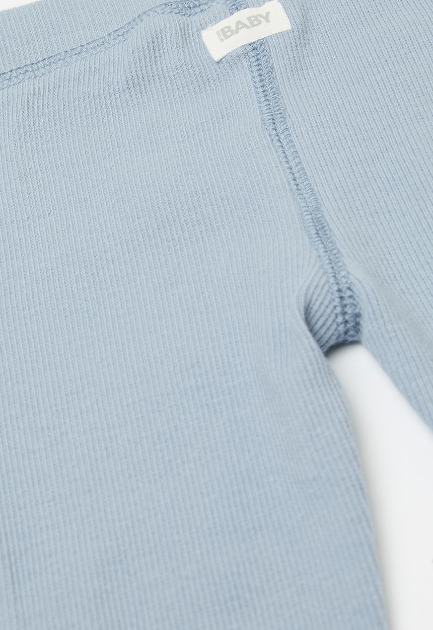 Cotton On - The row rib skinny legging - dusty blue