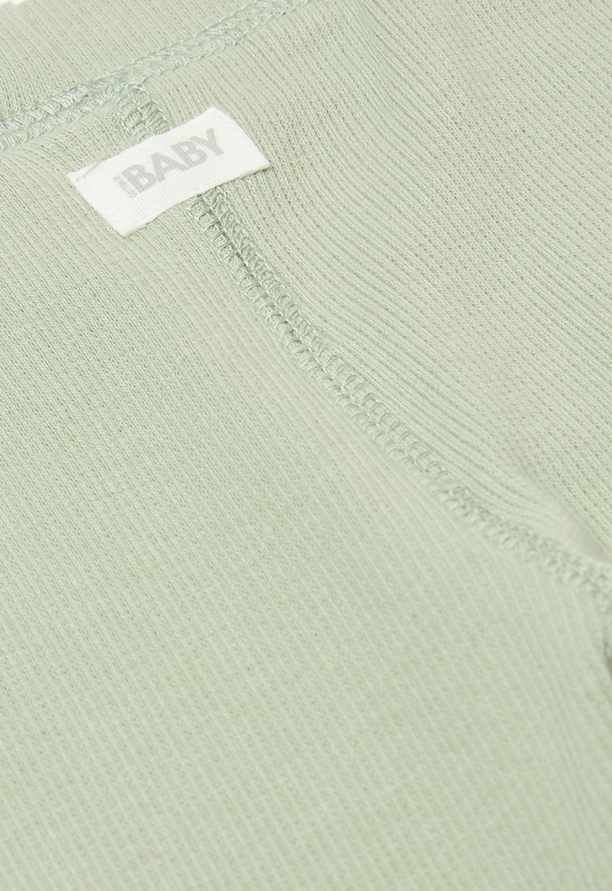 Cotton On - The row rib skinny legging - deep sage