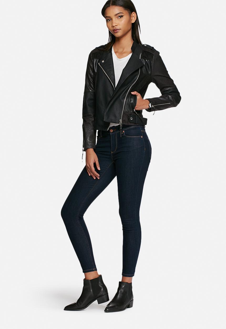 Vero Moda - Patch PU biker jacket