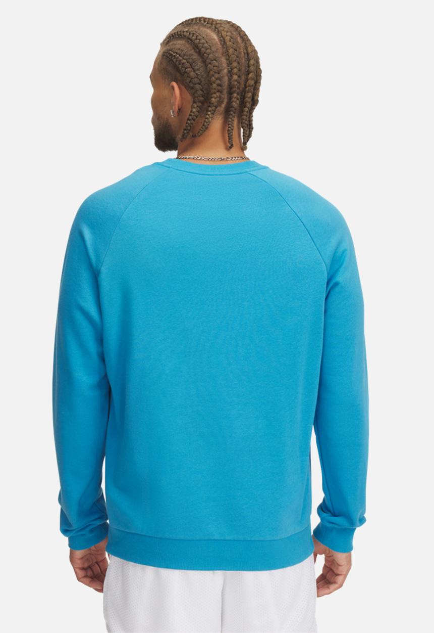 Under Armour - UA Rival Fleece Crew - Ether Blue & White