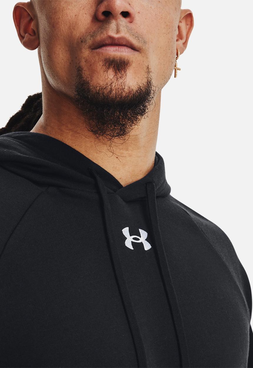 Under Armour - UA Rival Fleece Hoodie - Black & White