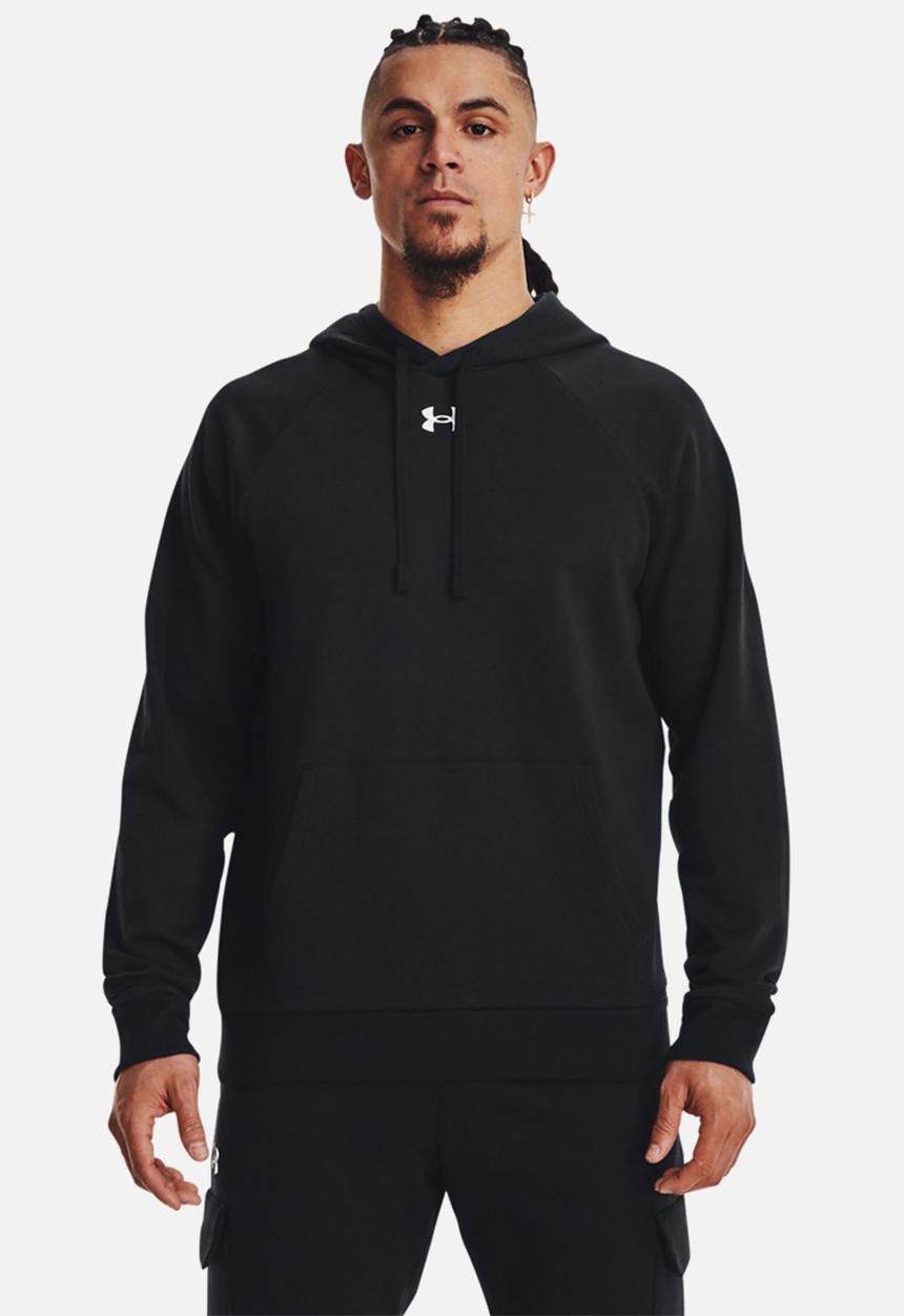 Under Armour - UA Rival Fleece Hoodie - Black & White