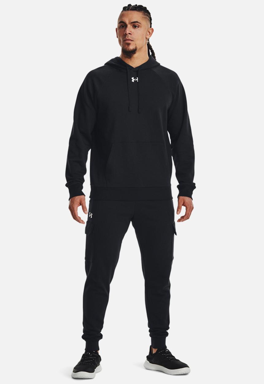 Under Armour - UA Rival Fleece Hoodie - Black & White
