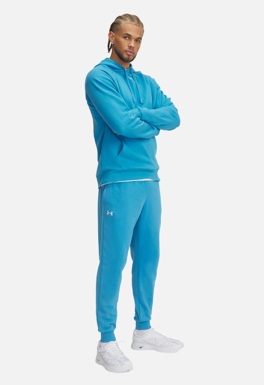 Under Armour - UA Rival Fleece Joggers - Ether Blue & White