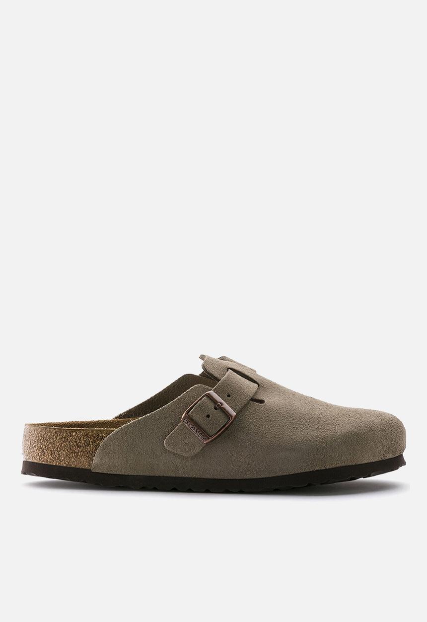 Birkenstock - Boston - Taupe Suede Leather