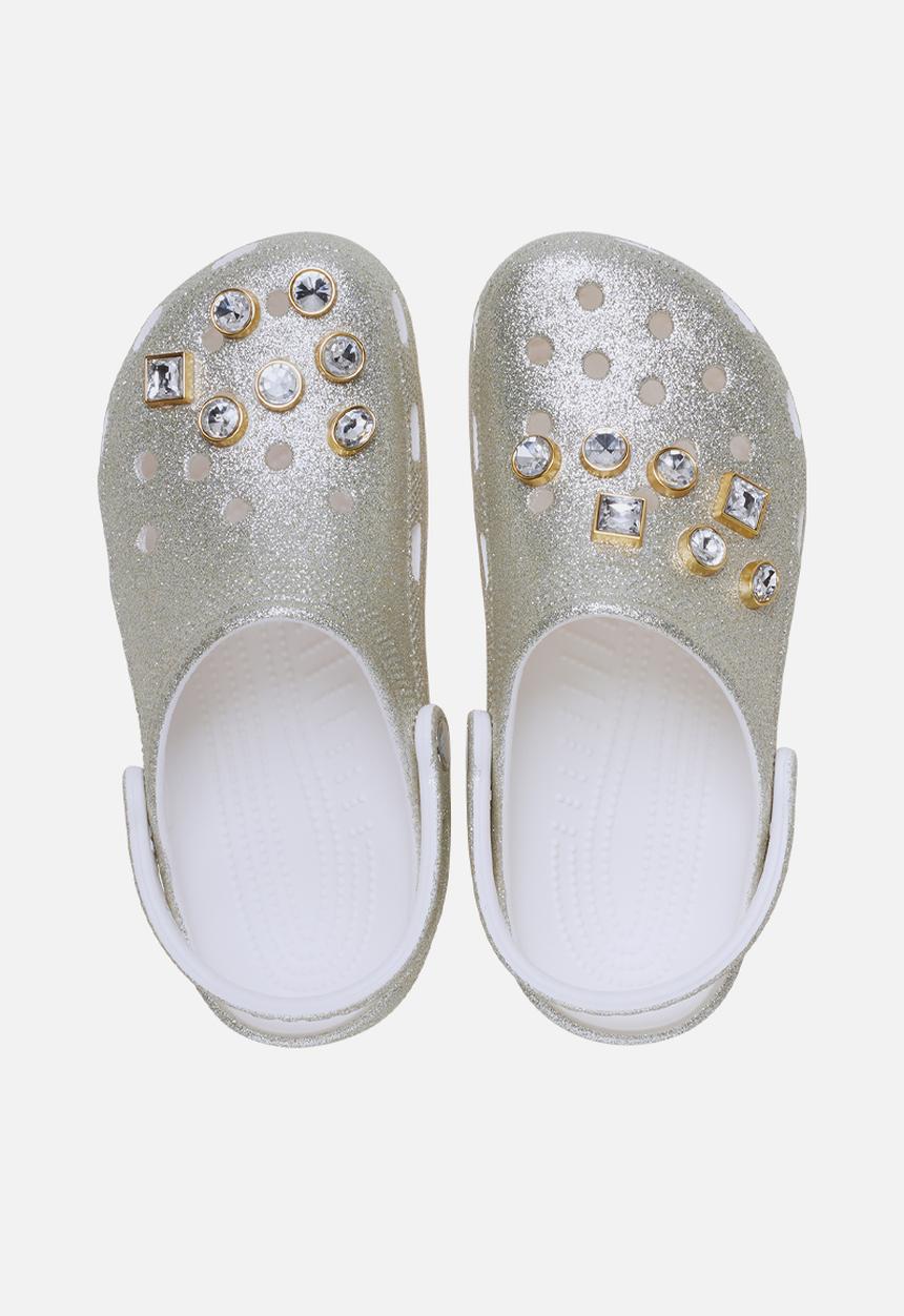 Crocs - Classic Glitter Emb Clog - Silver