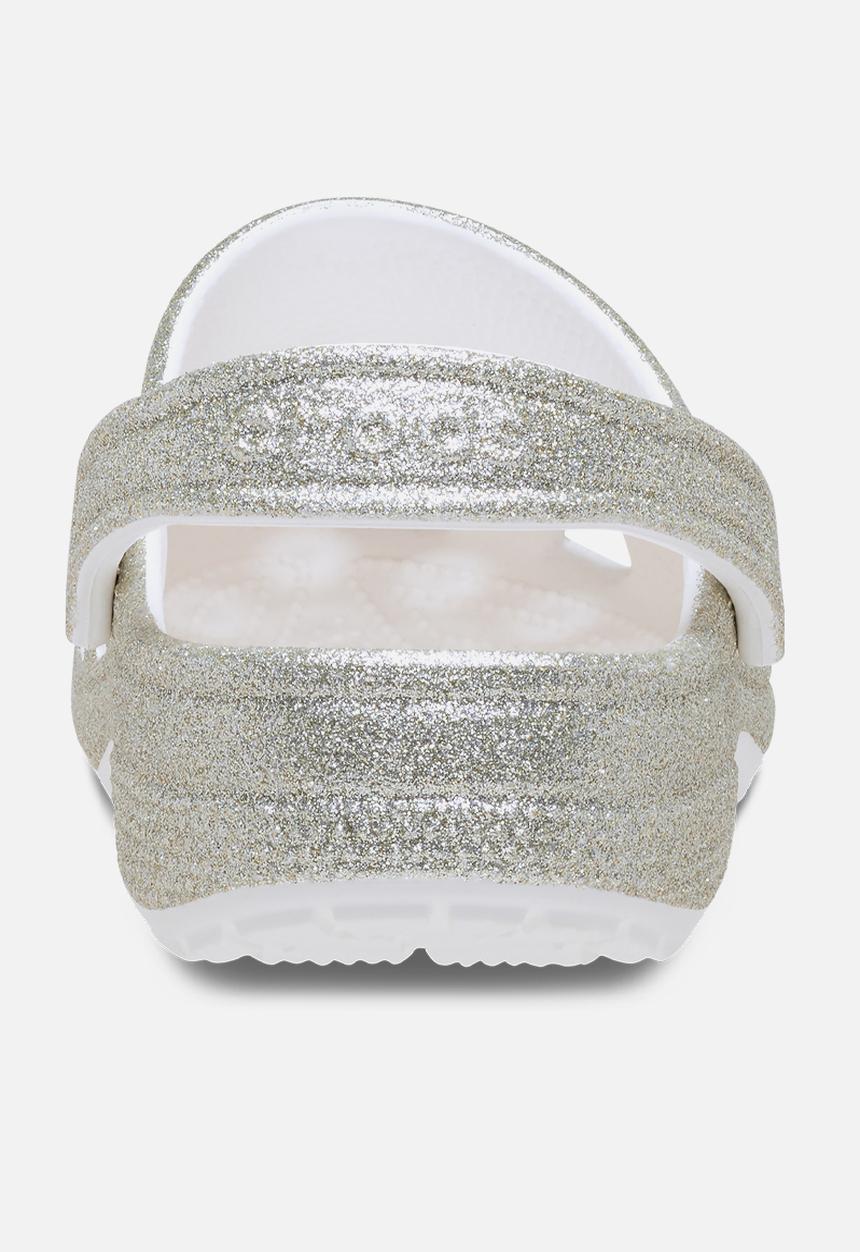 Crocs - Classic Glitter Emb Clog - Silver