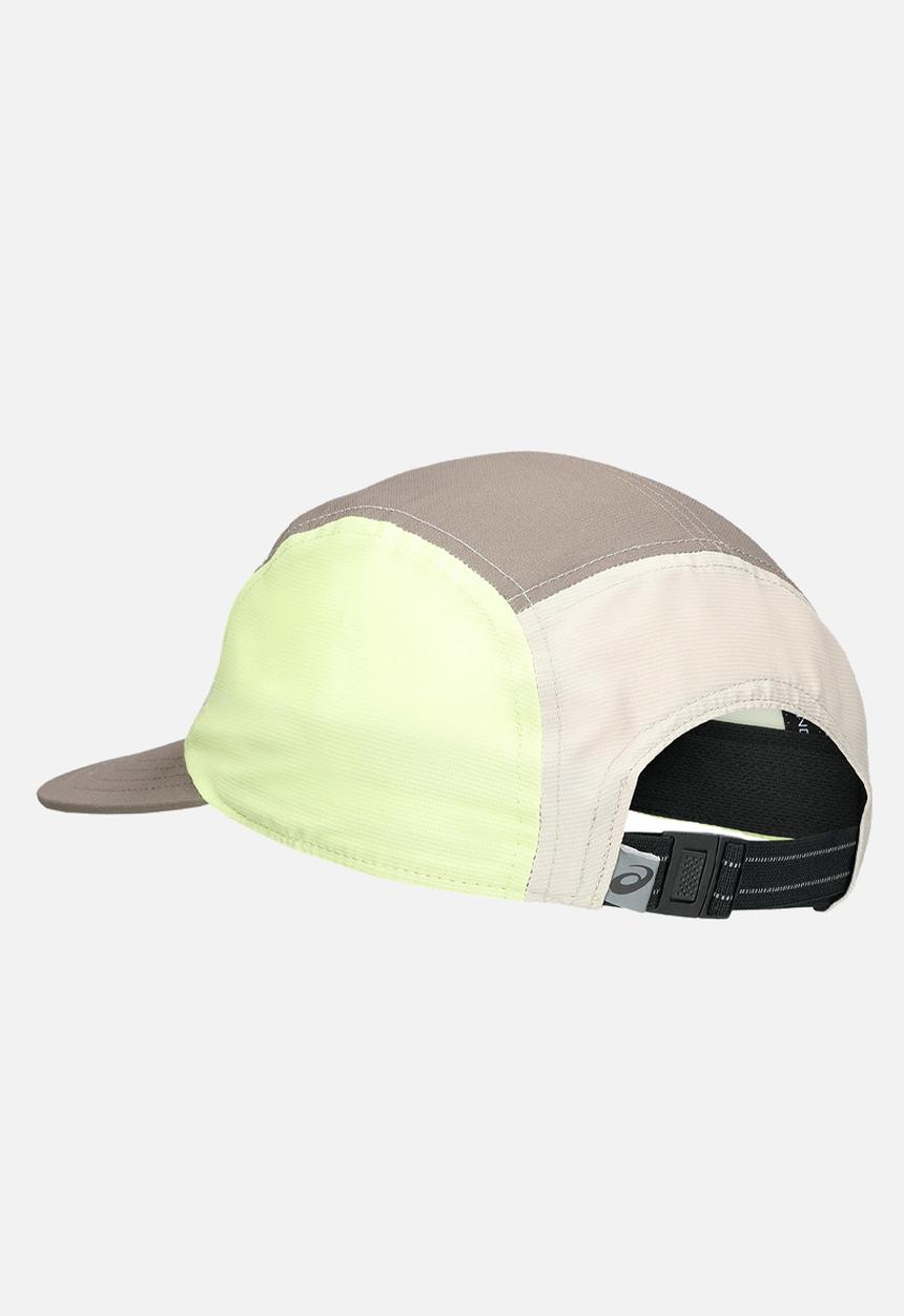 ASICS - Asics 5 Panel Cap - Taupe Grey/Mineral Beige/Huddle Yellow