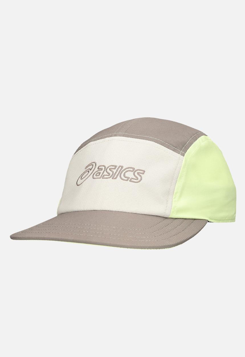 ASICS - Asics 5 Panel Cap - Taupe Grey/Mineral Beige/Huddle Yellow