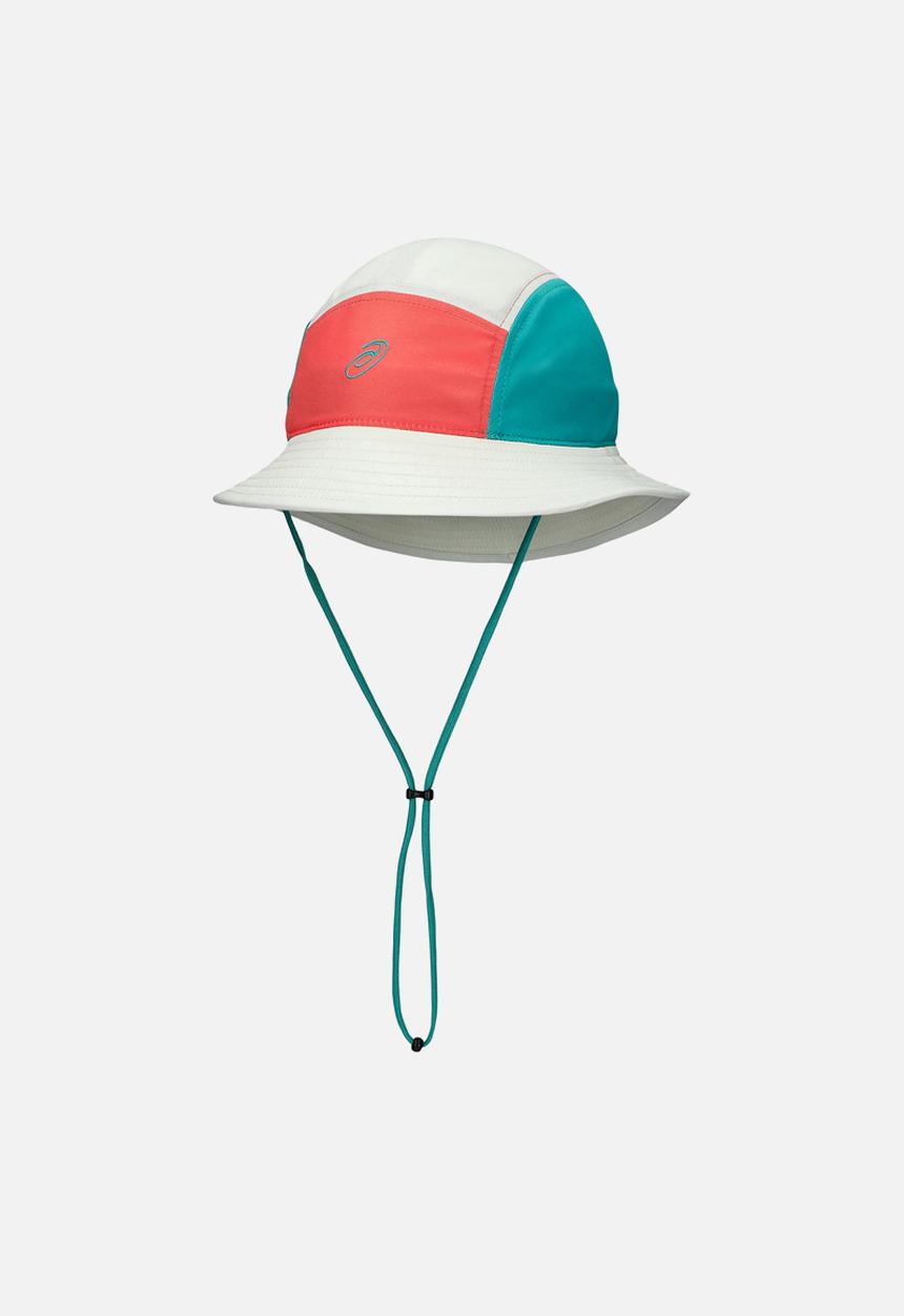 ASICS - Bucket Hat - Birch/Coral Reef/Wave Teal