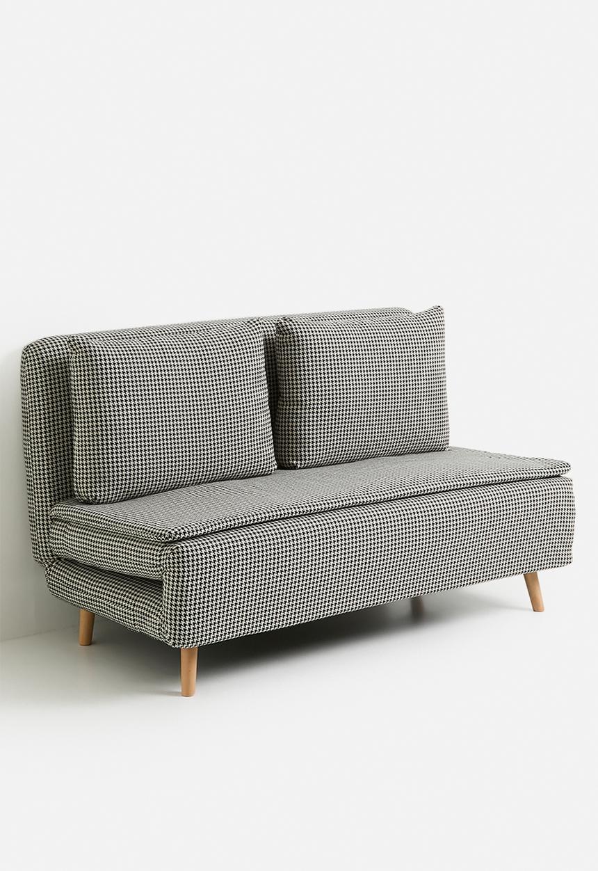 Sixth Floor - Arabella 2 seater foldable sofa chair - houndstooth