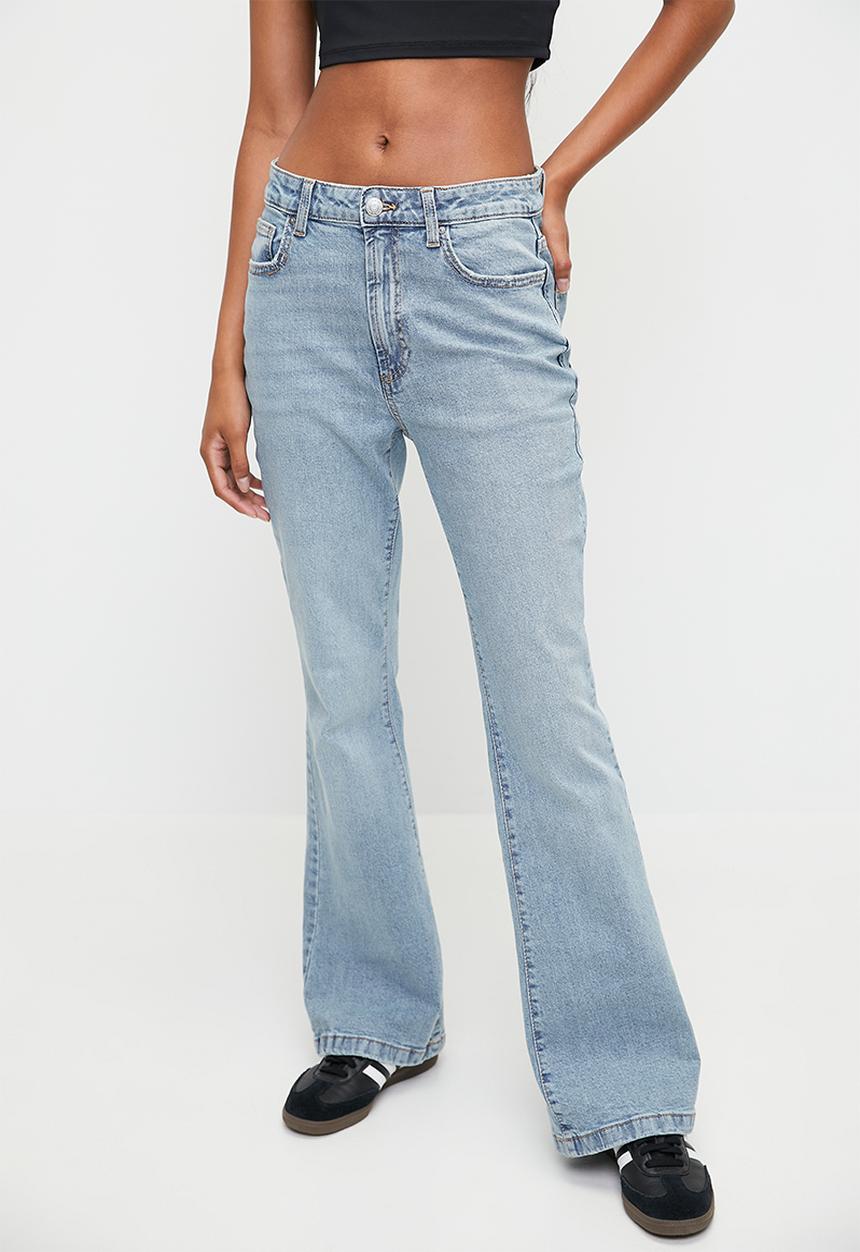 Cotton On - High Flare Jean - Stone Blue