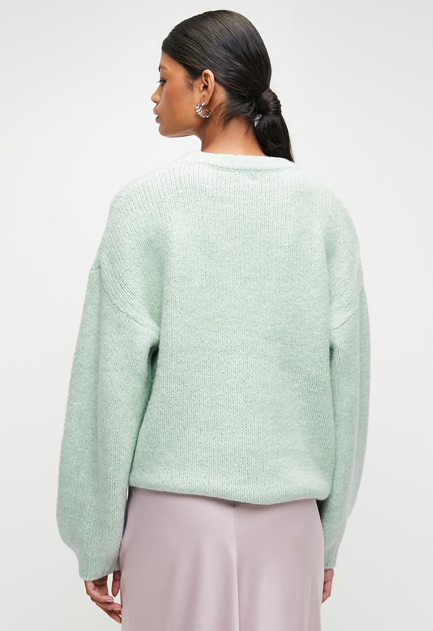 Cotton On - Luxe Crew Pullover - Meadow Mist