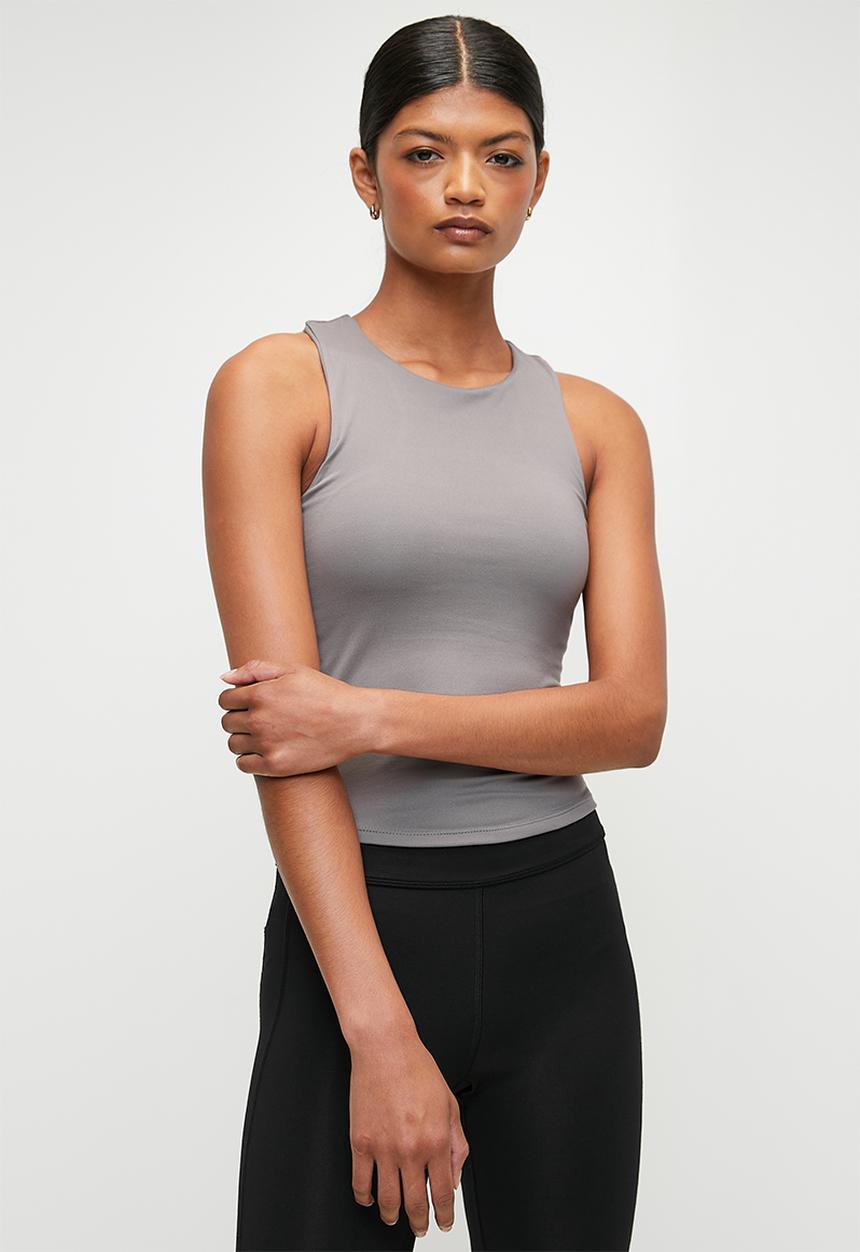 Cotton On - Ultra Soft Racer Tank Top - Allspice