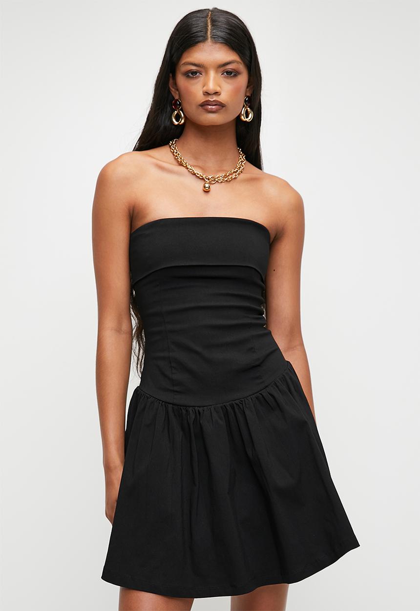 SISSY BOY - KEEP IT CUTE: Dropped Waist Bubble Dress - Black