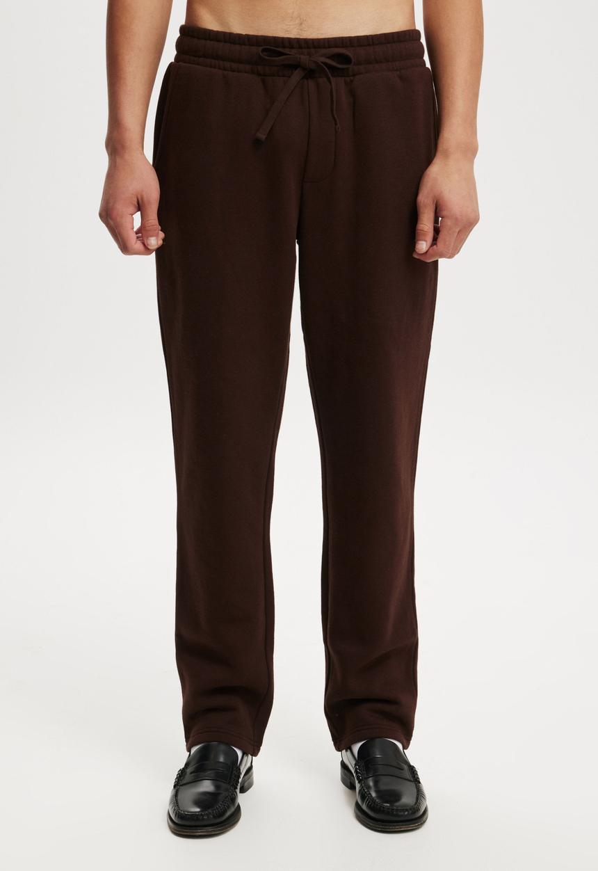 Cotton On - Relaxed track pant - dark oak