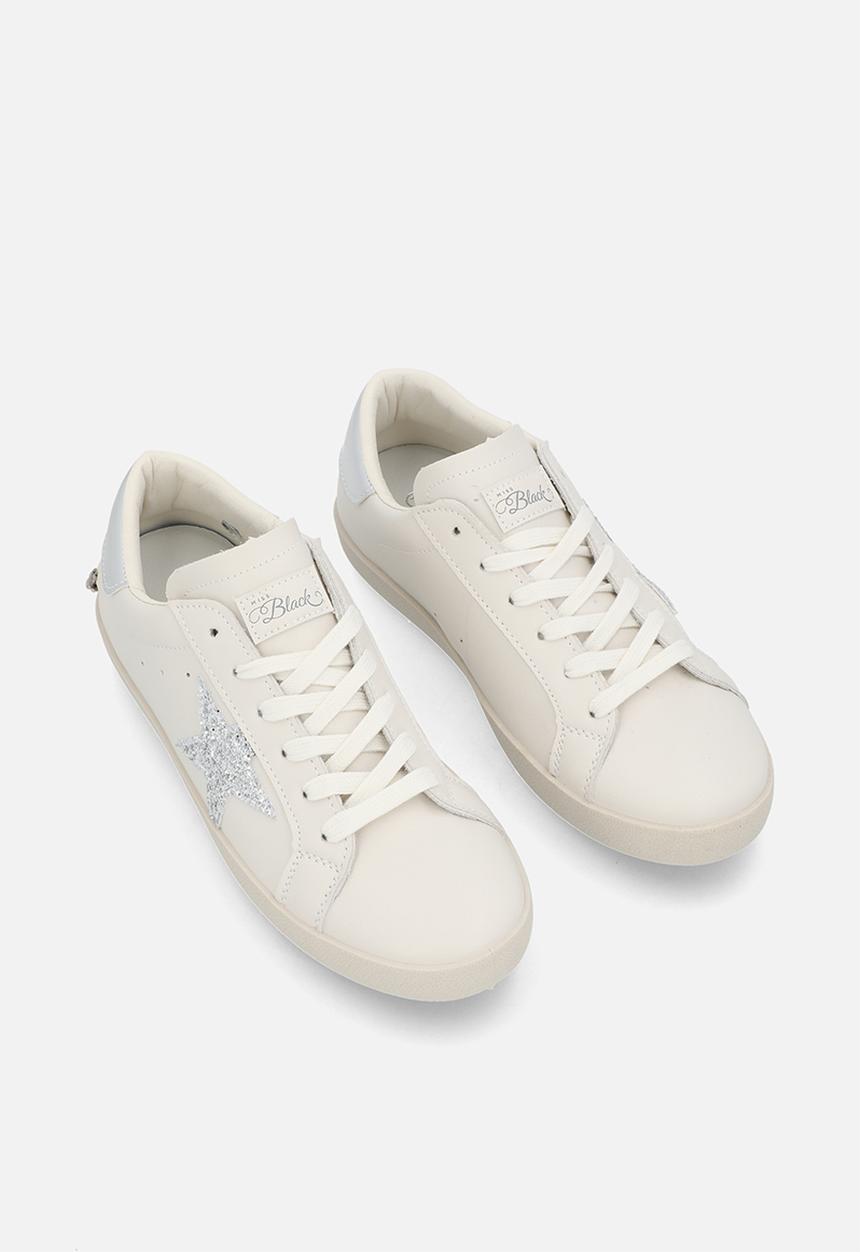 Miss Black - Veta 1 sneaker - silver combo