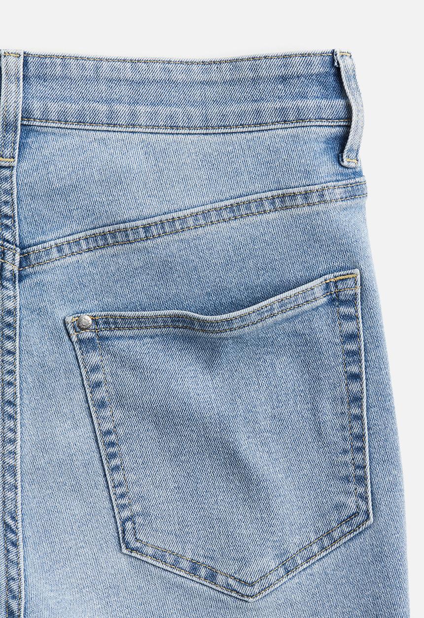 H&M - Ultra high ankle jeggings - light denim blue