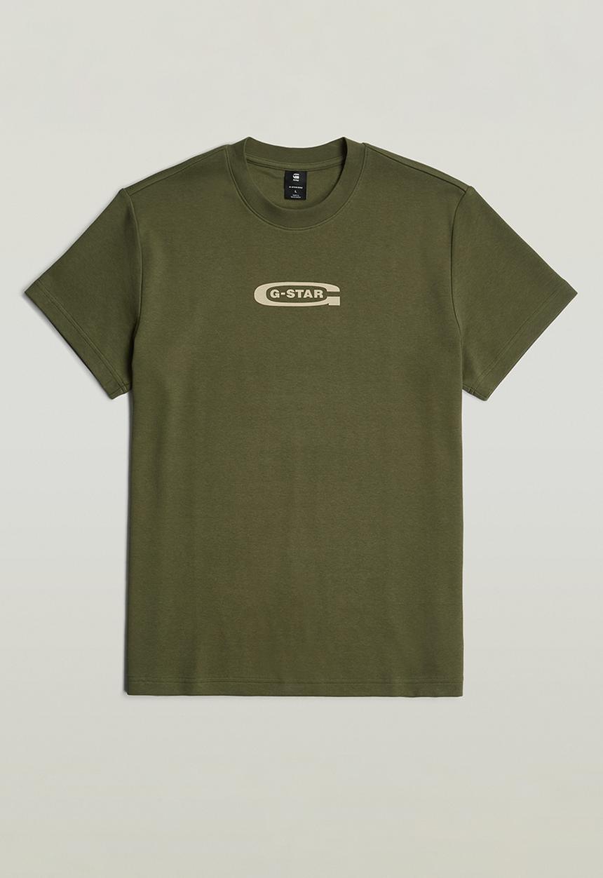G-STAR - Old skool logo r t - green