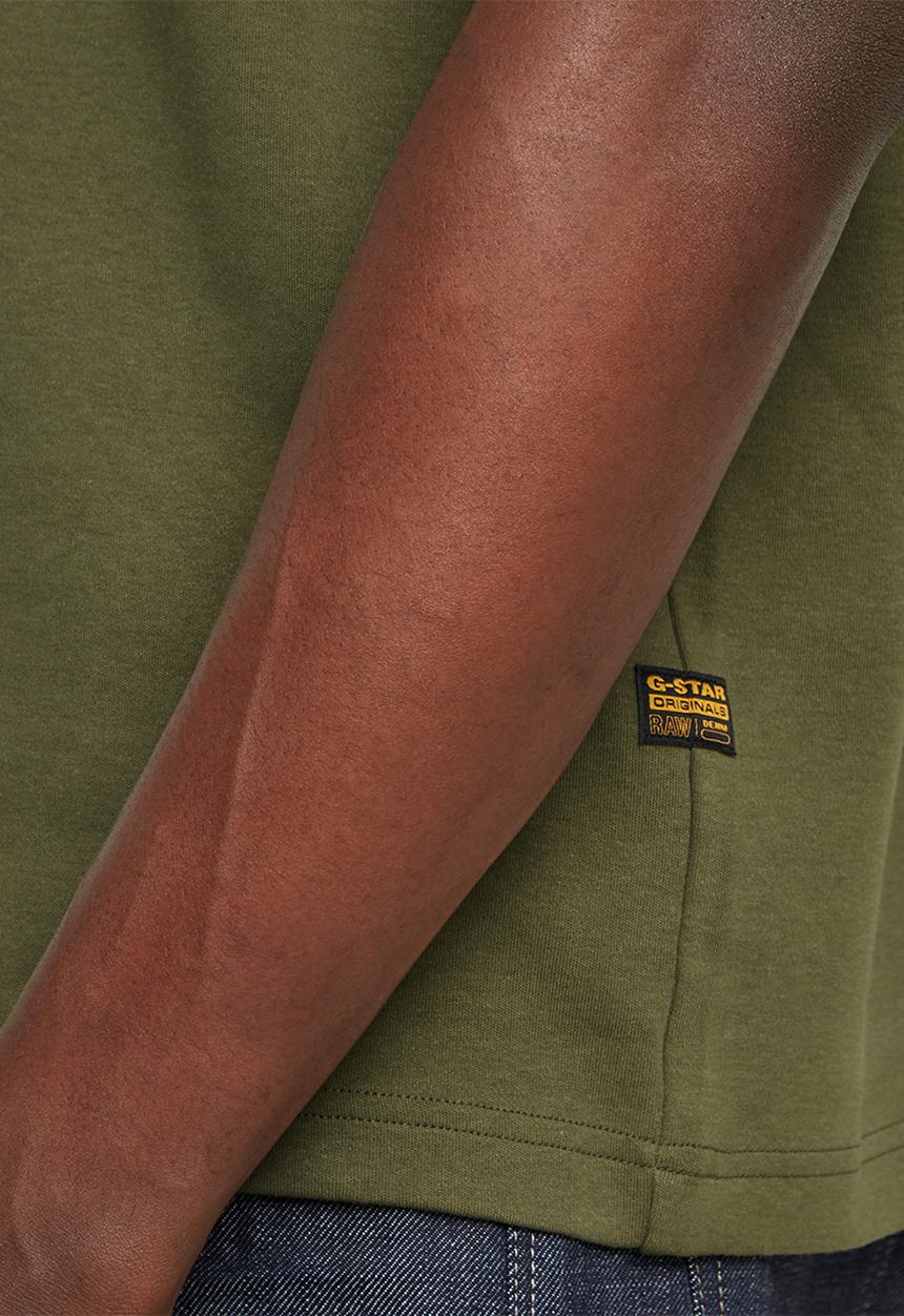 G-STAR - Old skool logo r t - green