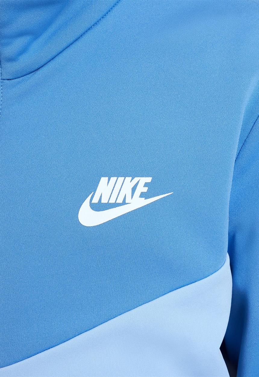 Nike - K Nsw Tracksuit Poly Fz Hbr - Blue Beyond/Psychic Blue/White