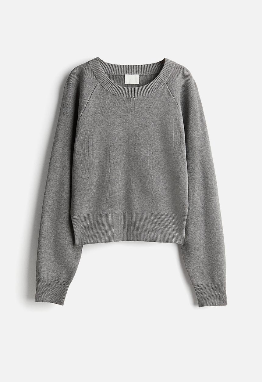 H&M - Short jumper - grey marl