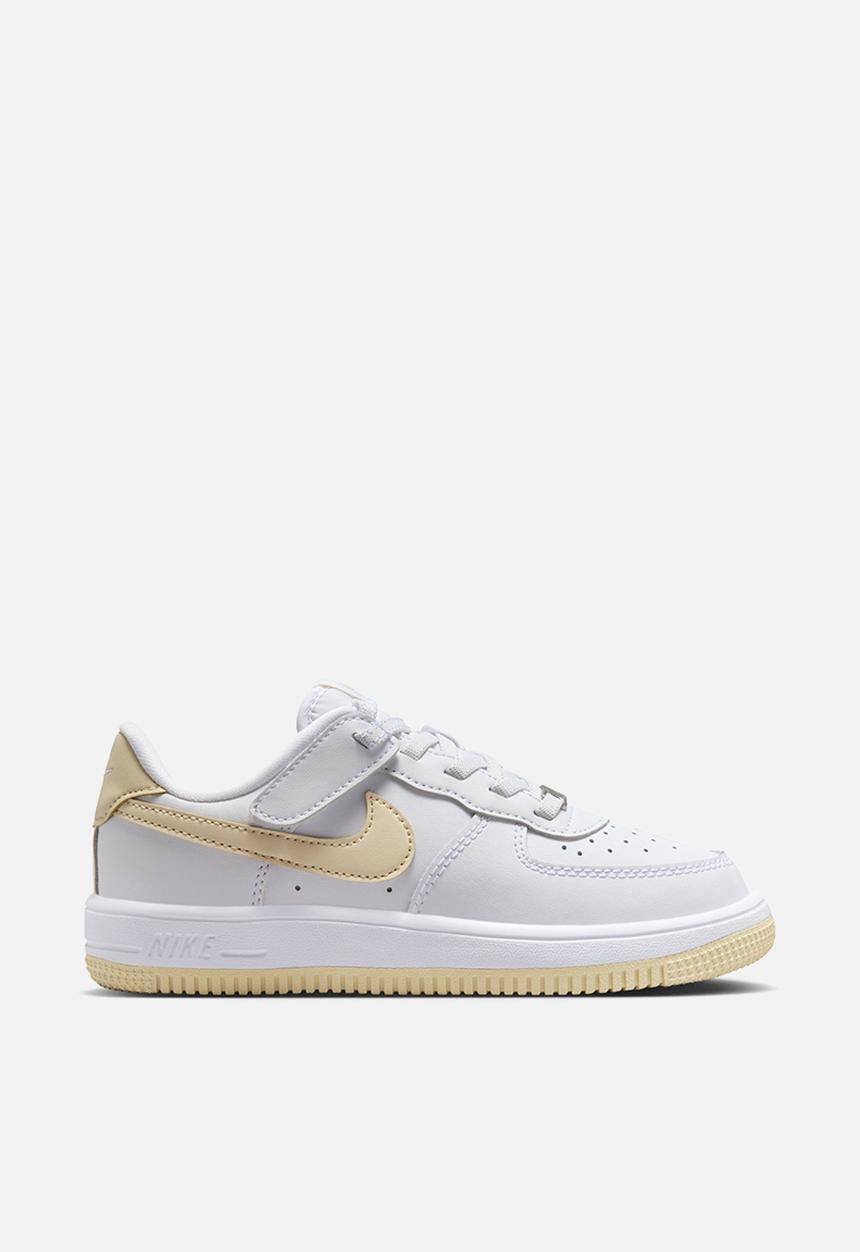 Nike - Nike Force 1 Low Easyon Ps - White/Lt Khaki-White