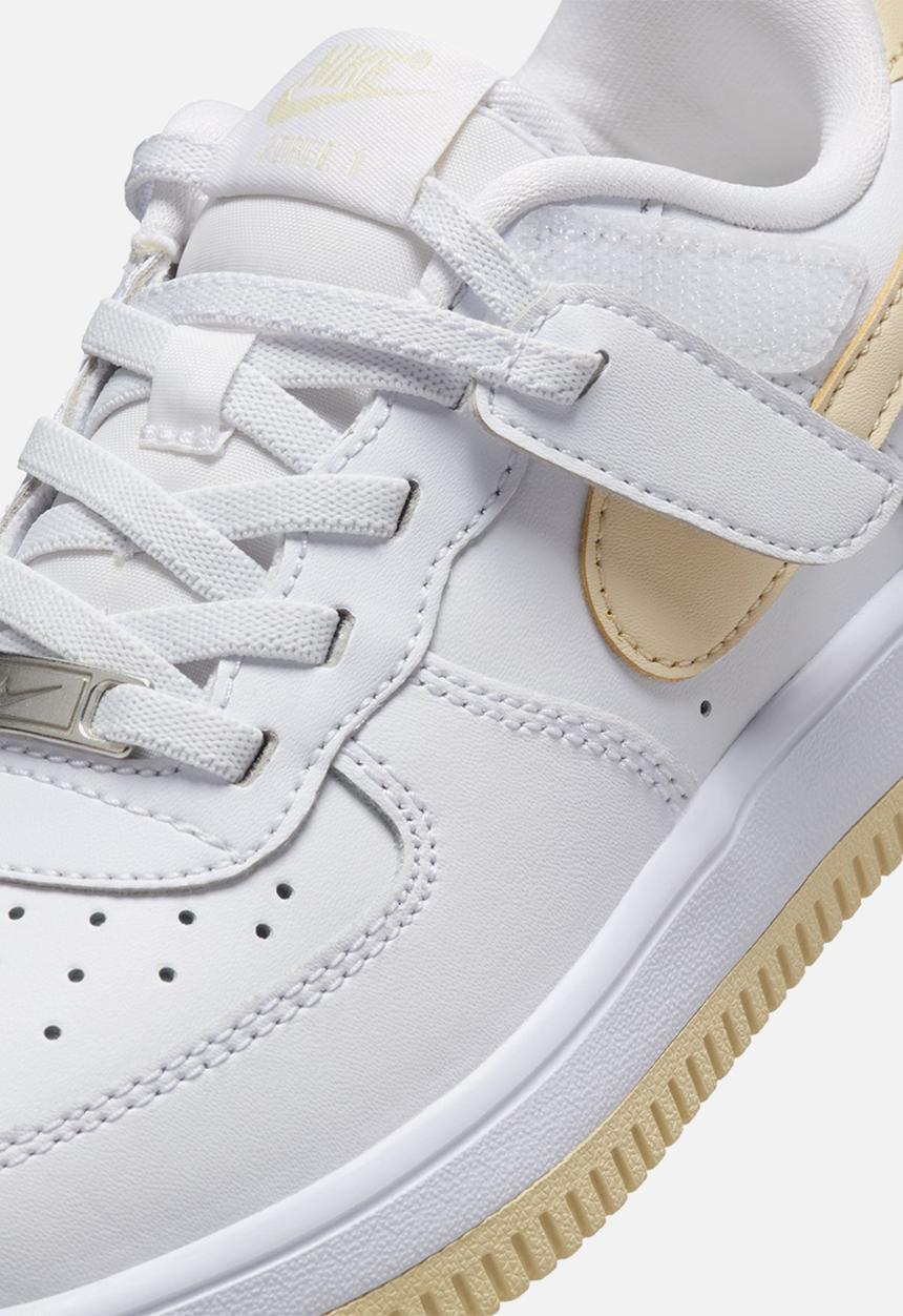 Nike - Nike Force 1 Low Easyon Ps - White/Lt Khaki-White