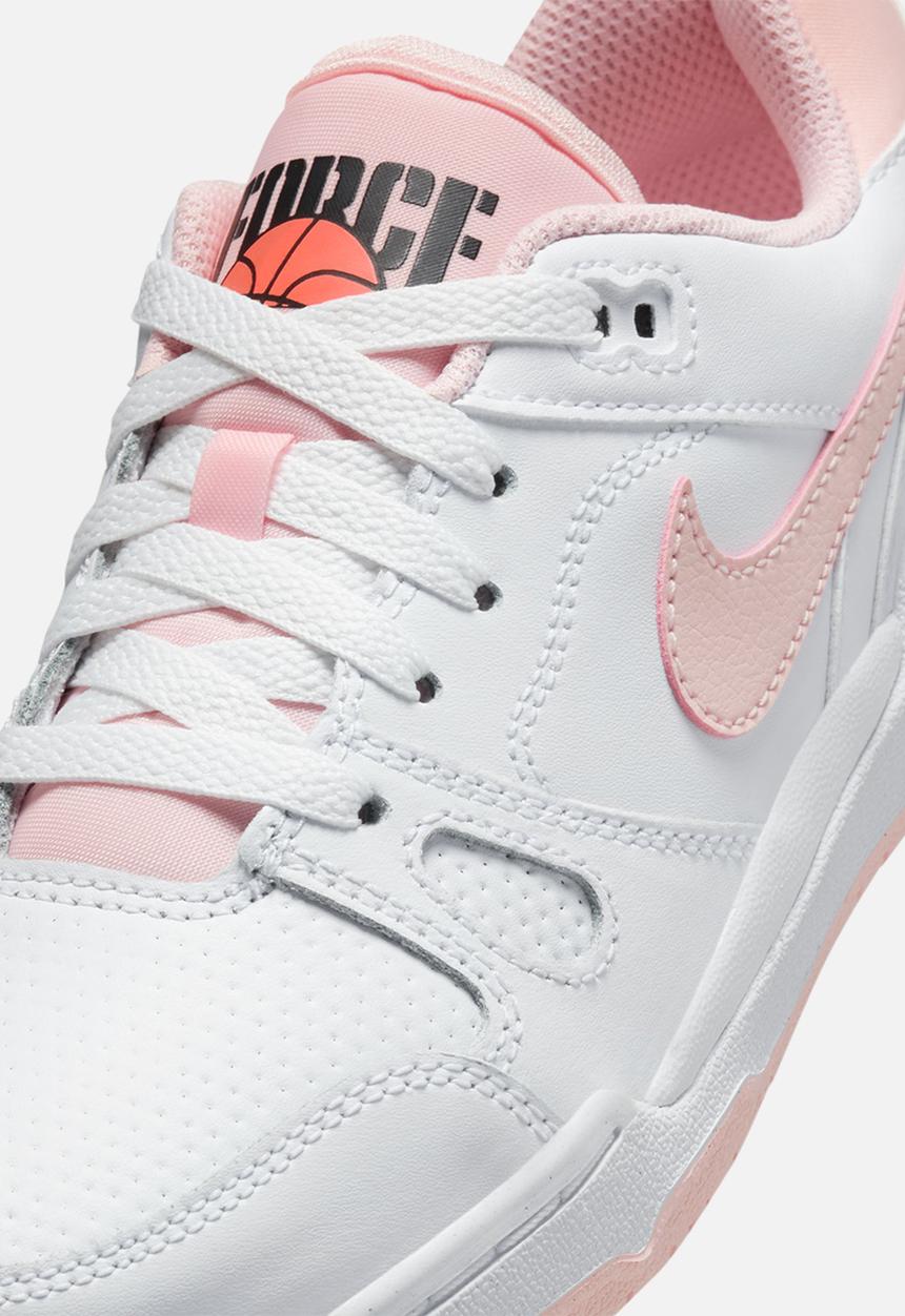 Nike - Nike Full Force Low - White/Echo Pink-Bright Mango-Black