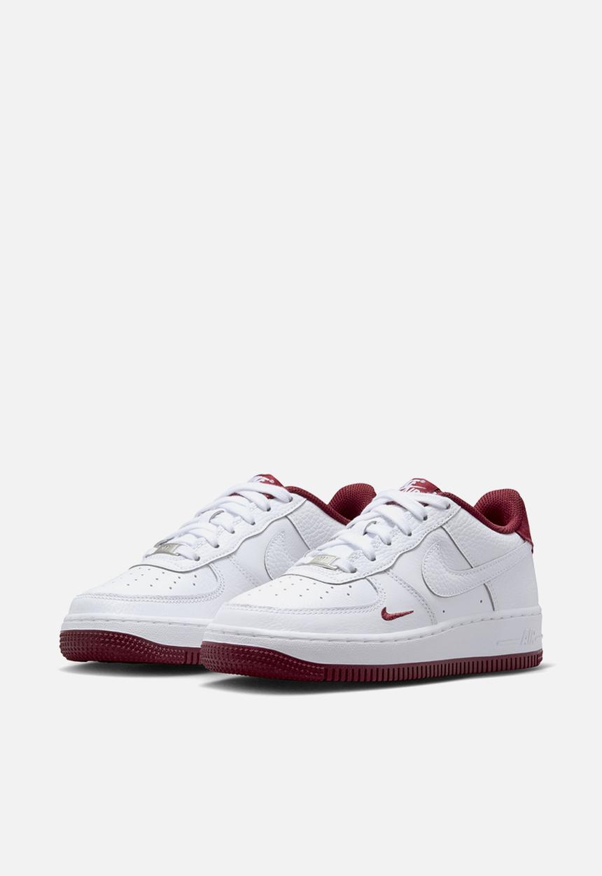 Nike - Nike Air Force 1 - White/White-Team Red