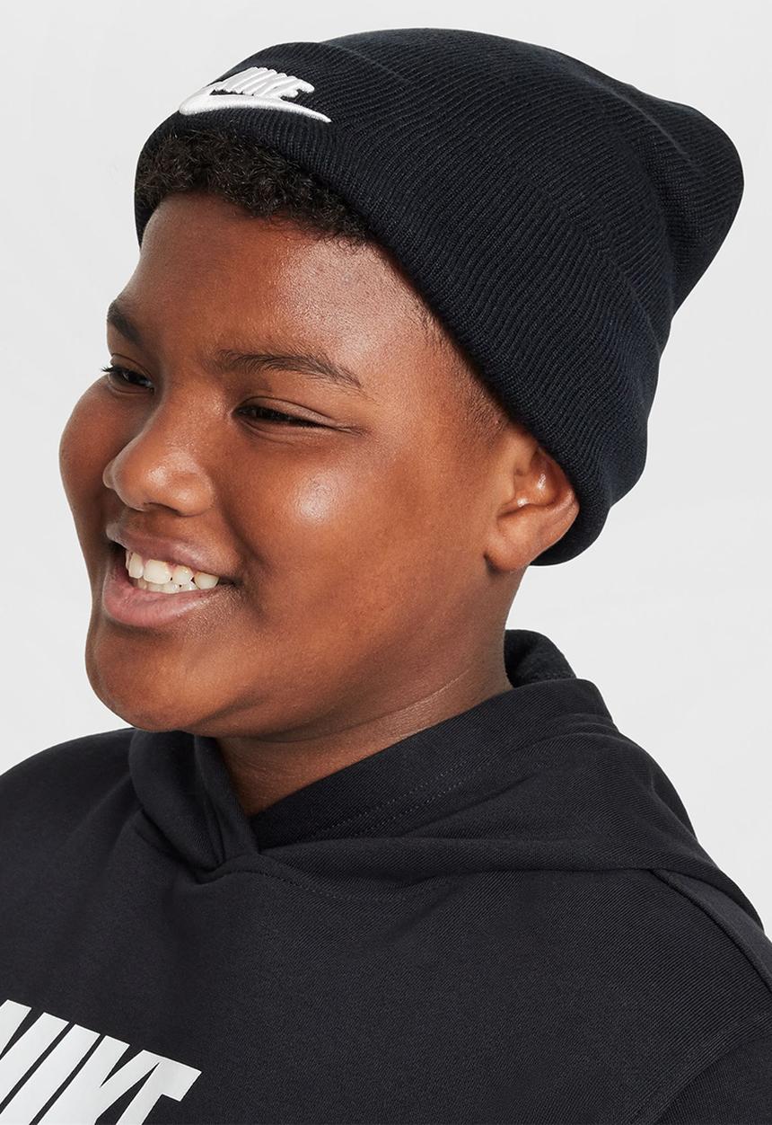 K nk peak beanie tc fut - black/white