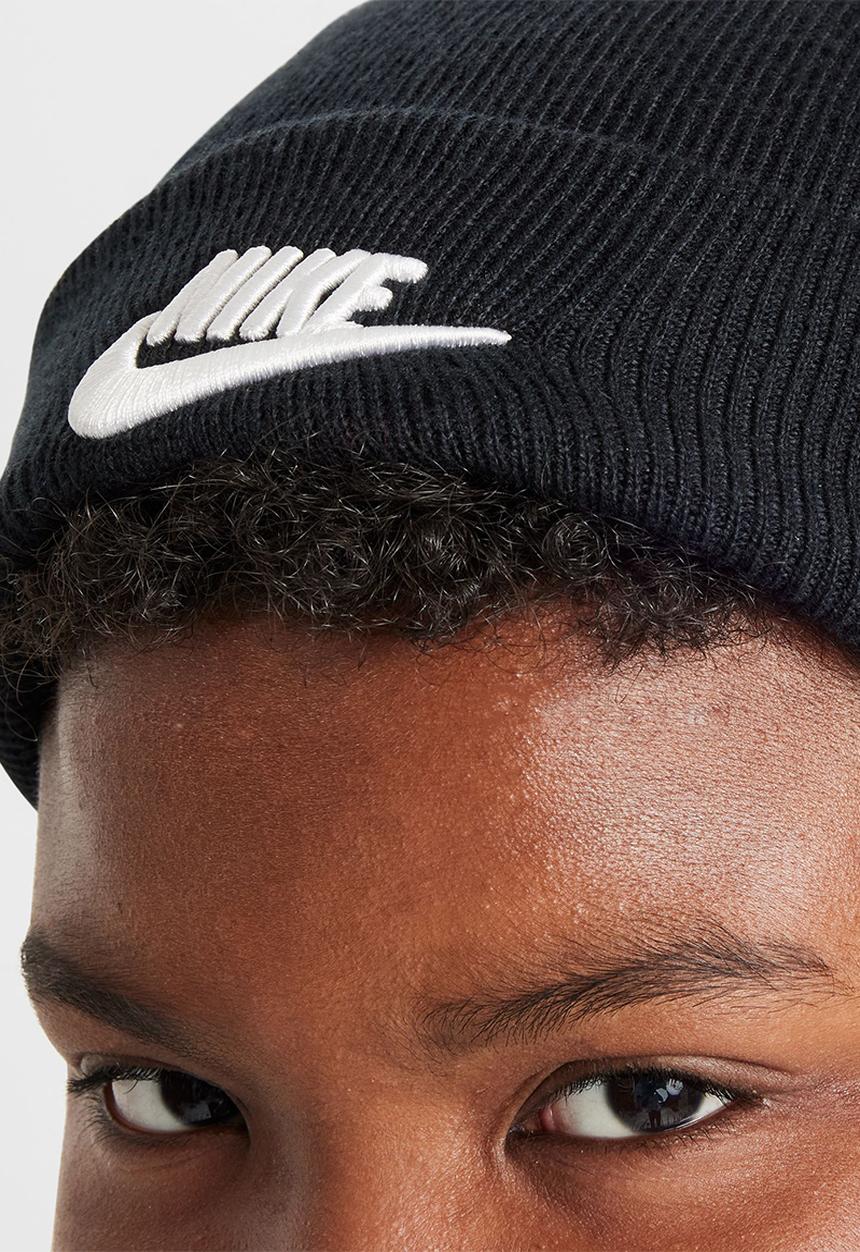 Nike - K Nk Peak Beanie Tc Fut - Black/White