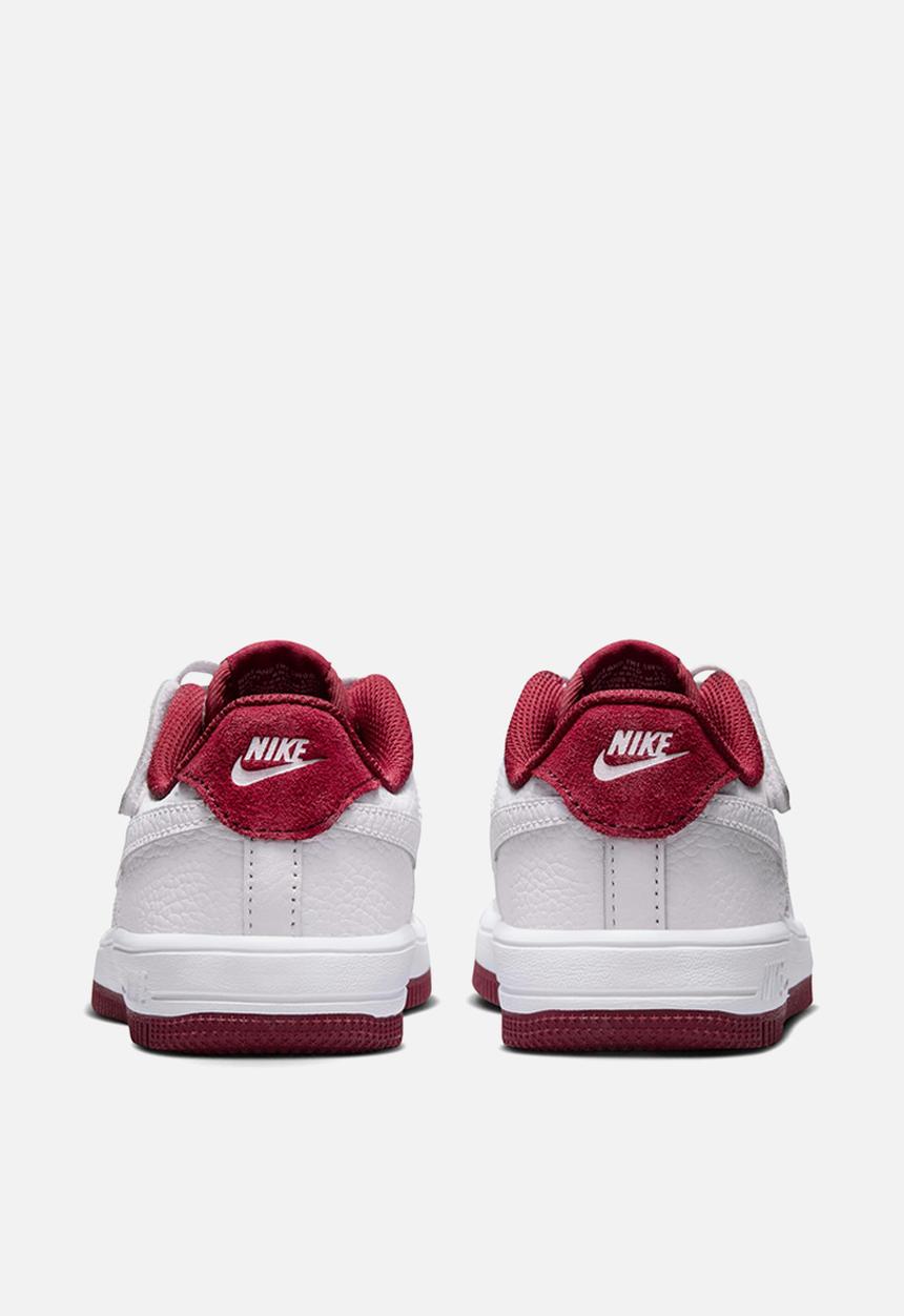 Nike - Nike Force 1 Low Easyon Lv8 3 Ps - White/White-Team Red