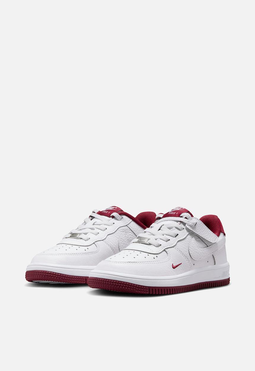 Nike - Nike Force 1 Low Easyon Lv8 3 Ps - White/White-Team Red
