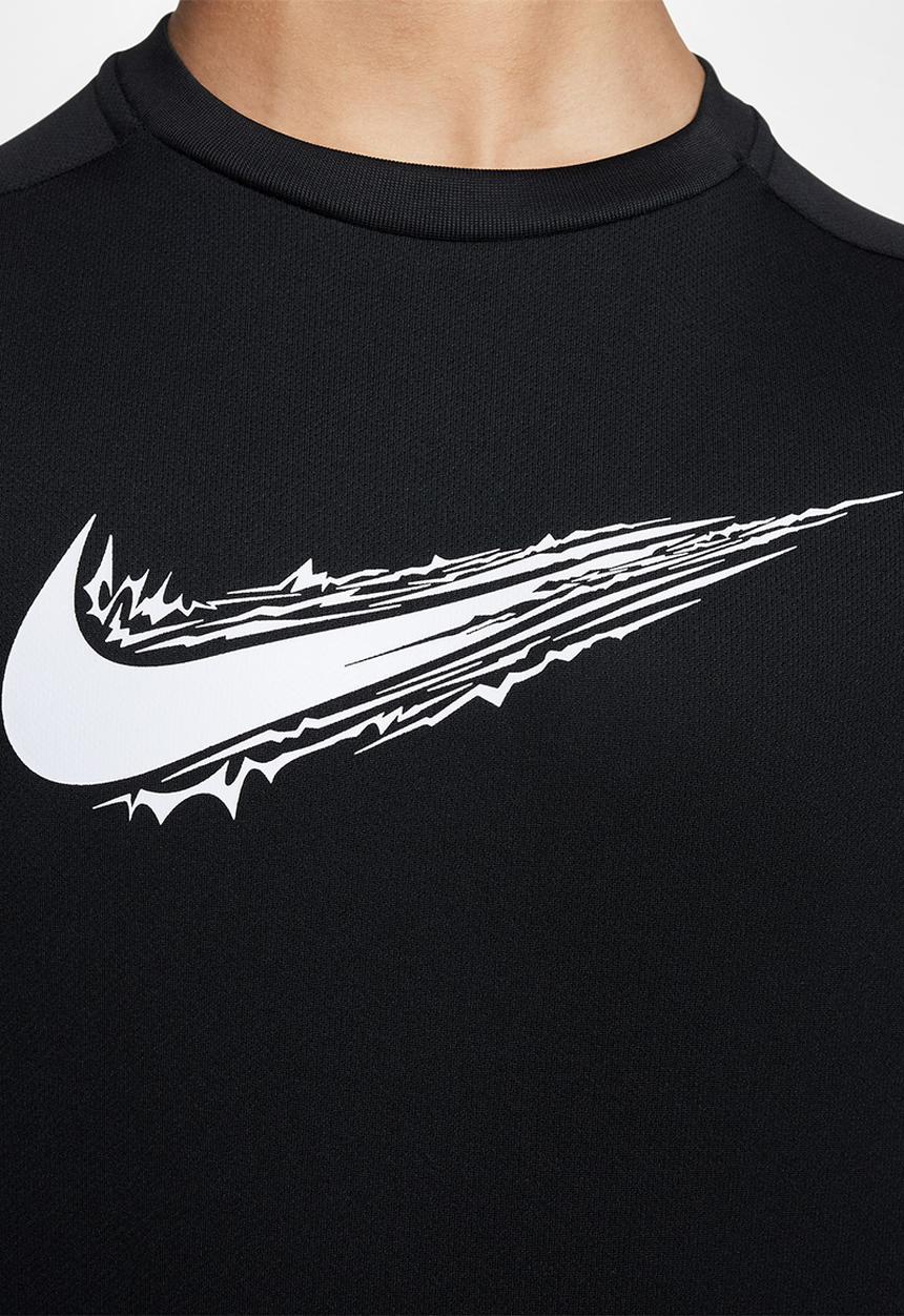 Nike - B Nk Df Multi Ss Top Hbr - Black/White