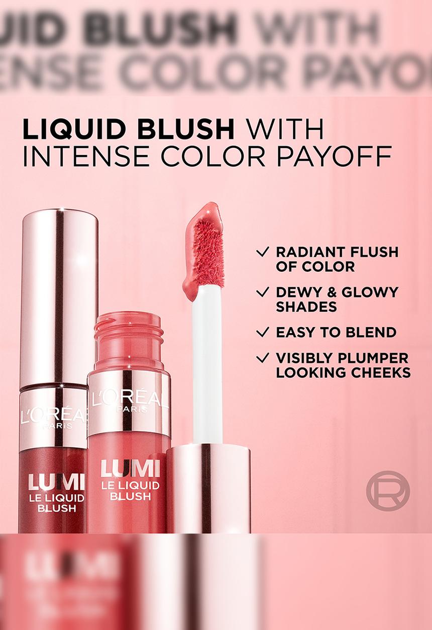 L'Oreal Paris - Lumi le liquid Blush Peach glow