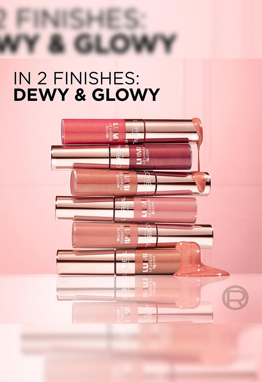 L'Oreal Paris - Lumi le liquid Blush Peach glow