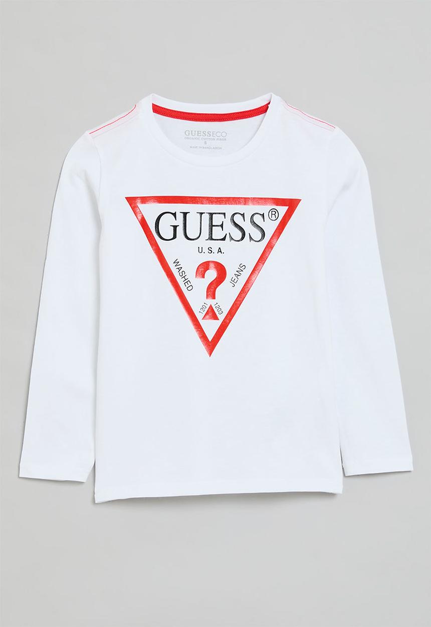 GUESS - Long sleeve T-shirt core - pure white