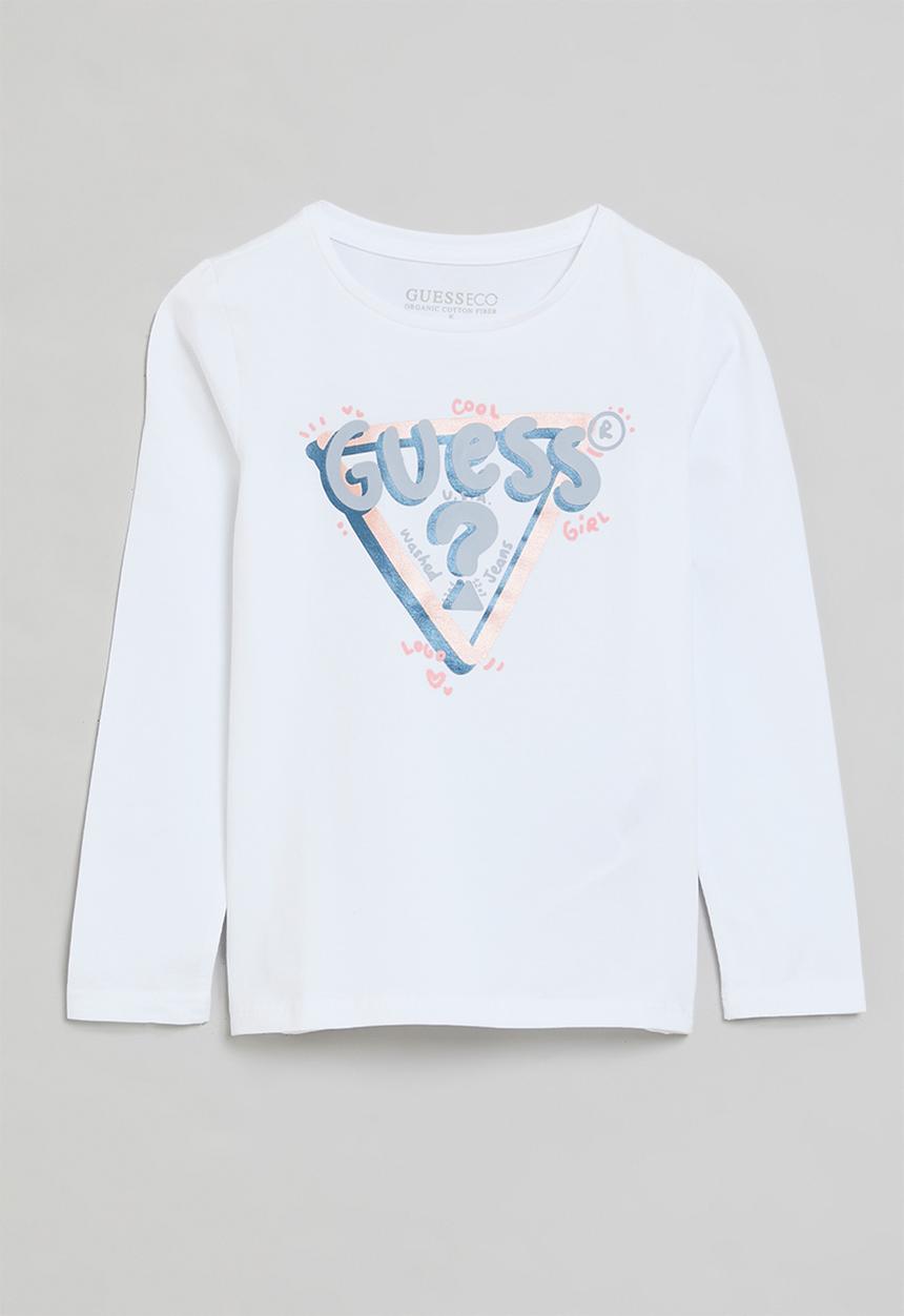 GUESS - Long sleeve T-shirt - pure white