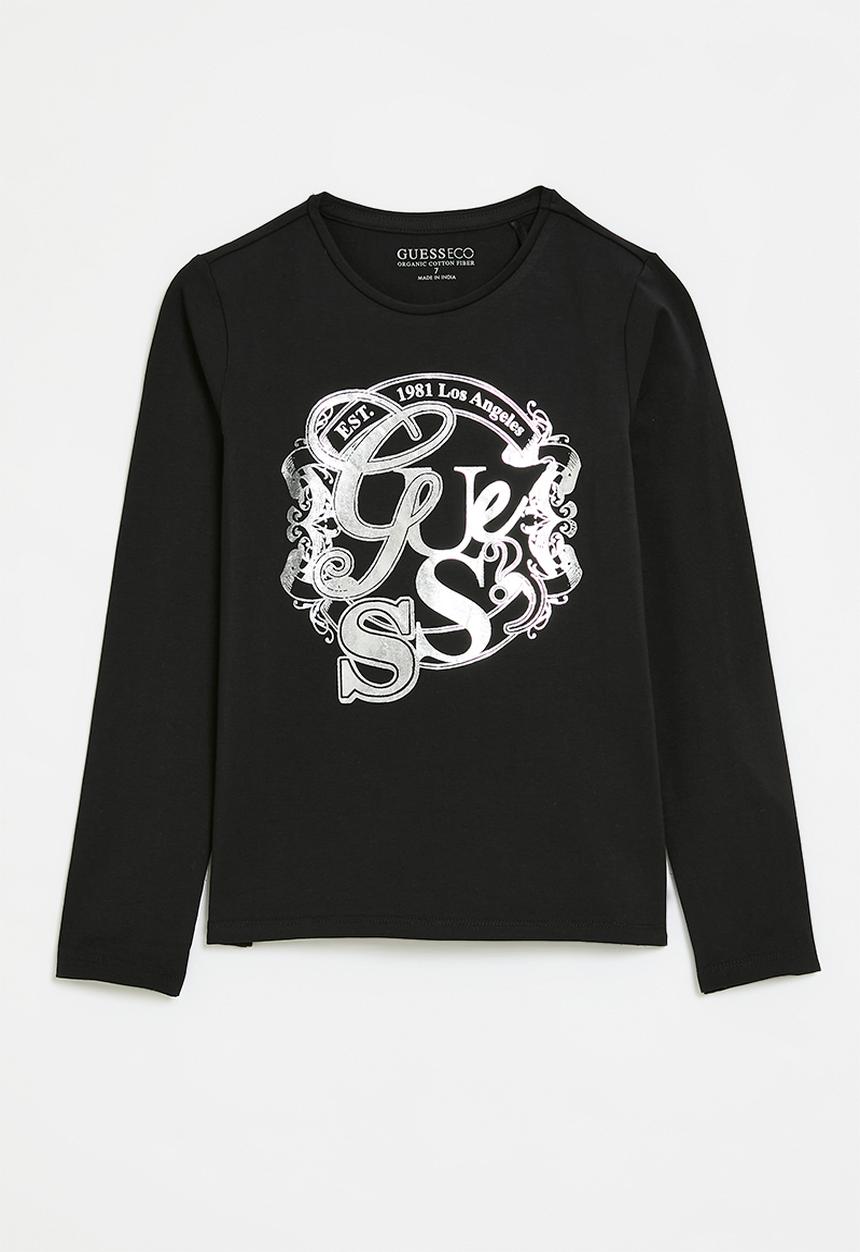 GUESS - Long sleeve T-shirt - jet black a996
