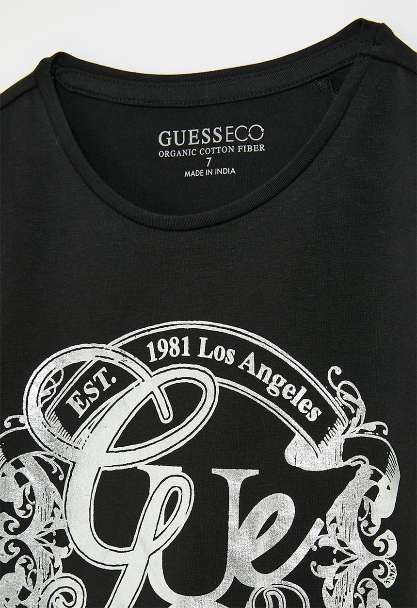 GUESS - Long sleeve T-shirt - jet black a996