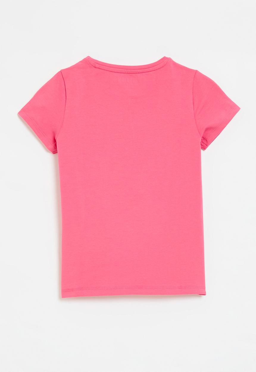 GUESS - Short sleeve T-shirt - fuchsia lipstick