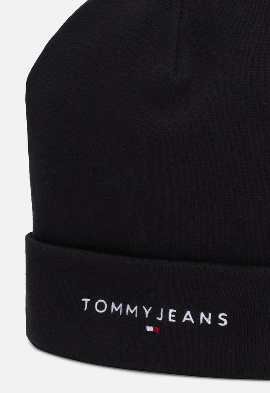 Tommy Hilfiger - Linear logo beanie - black