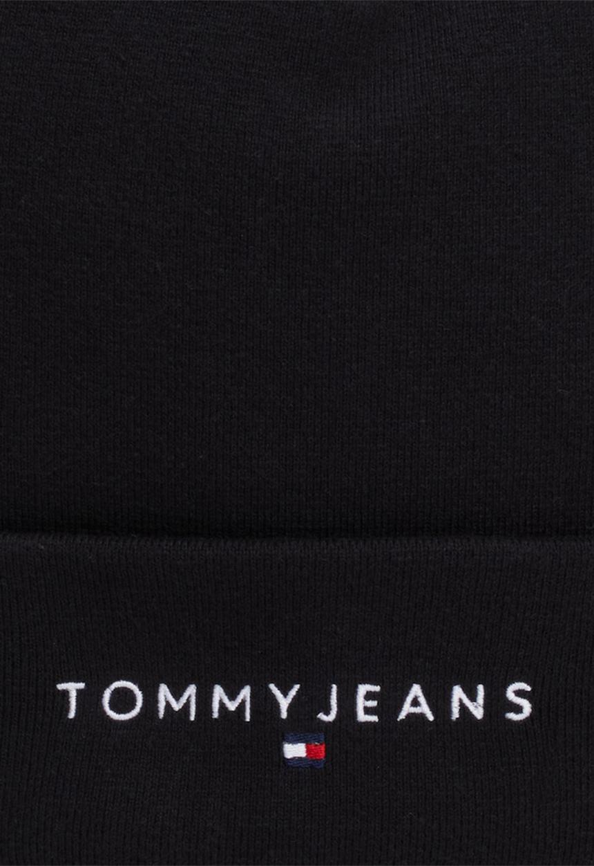 Tommy Hilfiger - Linear logo beanie - black