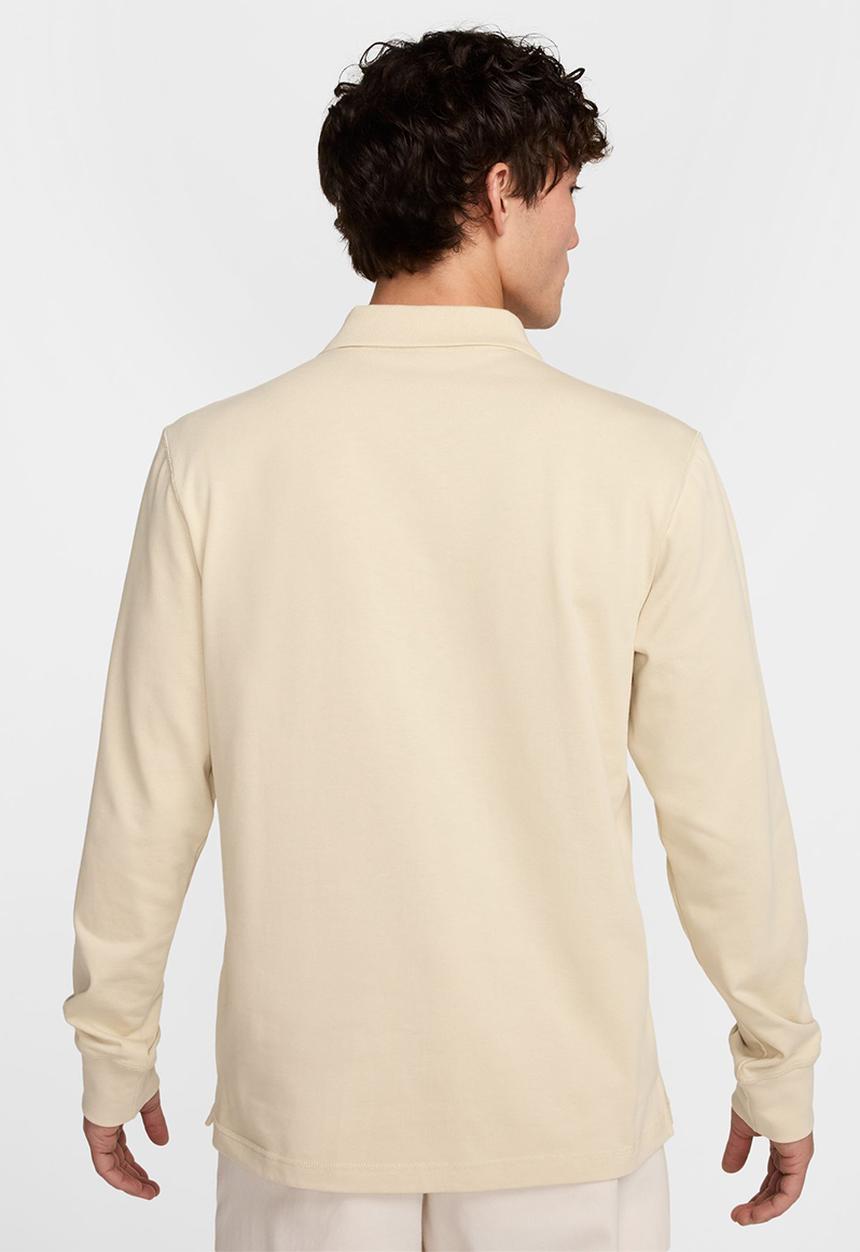 Nike - NSW  Club Knit LS Polo - Lt Khaki