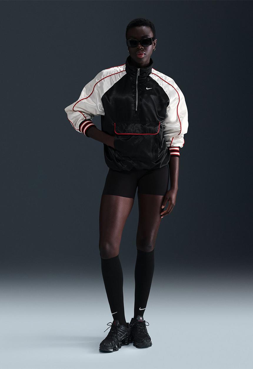 Nike - Nike Street Jacket - Black/Sail/University Red/Sail